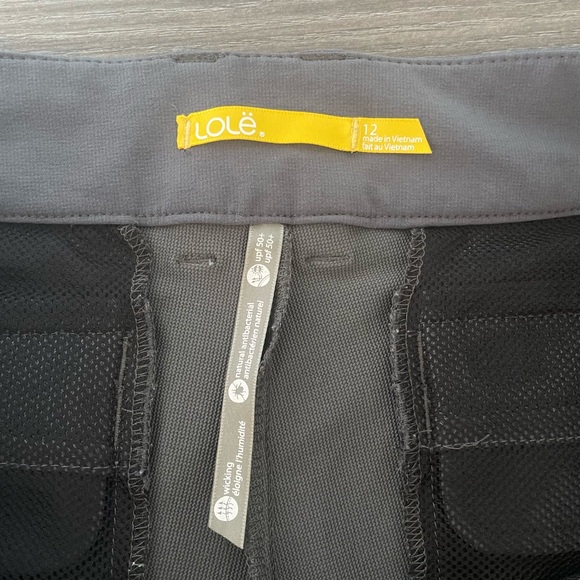 Lole Dark Gray Mid-Rise Regular Straight Leg Travel Pants - Picture 7 of 11